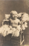 Toddler, real photo, * approx. 1915