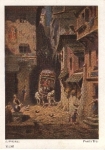 Karl Spitzweg "Post in Tirol" artist card A 3053 *approx. 1940