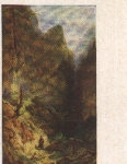 Der Angler Künstlerkarte Karl Spitzweg * ca. 1940
