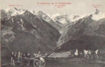 Pferdekutsche am Grossglockner von der Schmittenhöhe * ca. 1902