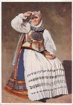 VDA traditional costume farmer from Klein-Bistritz artist card * approx. 1935