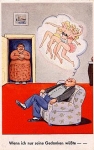 Marriage humor, if only I only knew his thoughts, * ca.1940