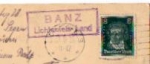 96231 Banz Lichtenfels-Land country postmark post office stamp o 13.8.1928