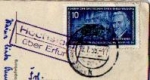 99198 Hochstedt country postmark post office stamp on postcard o 18.7.1955