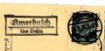 49424 Amerbusch, Country postmark Post office stamp o March 26, 1934