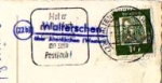 57610 Wolferschen country postmark post office stamp o approx. 1960