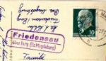 39288 Friedensau country postmark o September 6, 1962