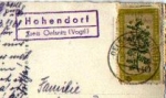 08648 Hohendorf country postmark post office stamp o 14.11.1961