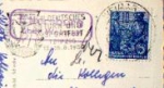 99423 Ettersburg country postmark post office stamp o 1959 postcard Weimar German National Theater