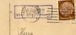 08289 Lindenau country postmark o December 31, 1938 on Christmas card