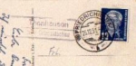 08451 Thonhausen country postmark post office stamp o 26.12.1951 on postcard