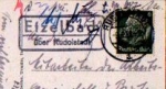 07407 Etzelbach country postmark o June 9, 1938 on postcard