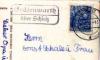 07929 Grafenwarth country postmark o June 23, 1951 on postcard Bleiloch-Saaletalsperre