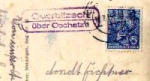 04769 Querbitzsch country postmark o 18.7.1955 on postcard Erfurt Cathedral and Serverikirche