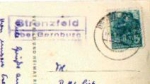 06404 Strenzfeld Landpoststempel o ca. 1960 auf AK Bernburg
