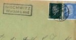 04808 Nischwitz Thallwitz Country postmark o April 20, 1933 on envelope