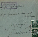04808 Collmen-Bohlitz country postmark o February 17, 1935 on envelope