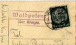 04821 Waldpolenz country postmark o June 4, 1936 on AK Leipzig Central Station
