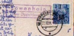 01744 Löwenhain  Landpoststempel Posthilfsstellenstempel o 27.10.1954 auf AK