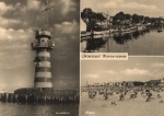 Warnemunde lighthouse postcard o ca.1960