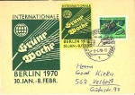 Berlin International Green Week 1970 with special postmark