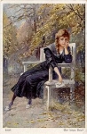 The last letter from the artist's card Jodolfi o December 5, 1923
