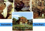 08548 Syrau dragon cave * approx. 1975 ​​​​​​​Elephant Ear, Great Lake, Treasury with petrified species, Cave entrance with fountain