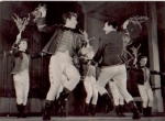 Folk dance costume group * around 1960