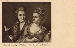 Goethe's friends, the Oeser sisters, * approx. 1910