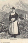83471 Berchtesgardner traditional costumes * approx. 1900