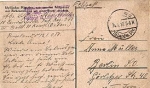 Infanterie-Regiment 377 12. Kompanie Feldpost 10. Landwehr-Division o 13.01.1917