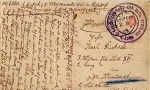Feldpost  1.WK  Landsturm-Infanterie-Ersatz-Bataillon Stockach 4. Kompanie o 15.02.1916
