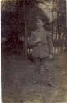 Deutscher Soldat 1. WK. Echtfoto gebr. ca. 1915