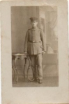 Deutscher Soldat 1. WK. Echtfoto o 15.10.1915