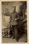 deutscher Soldat, 1. WK., Echtfoto * ca. 1915