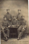 Deutsche Soldaten  1. WK Gruppenfoto o 27.12.1914