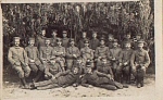 1st WW, group photo of German soldiers, real photo * approx. 1915