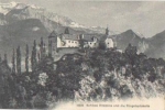 Schloss Rhazuns und Ringelspitzkette * ca. 1920