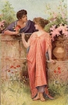Lovers artist card van Riesen o 6.5.1926