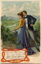Lovers on the Terrace Liebeslieder Gebr. circa 1904