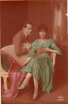 Couple series card no. 62507/5 used. circa 1930
