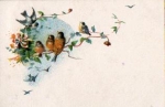 Songbirds artist card o 27.7.1913