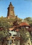 06567 Kyffhaeuser Denkmal mit HOG Burghof * ca. 1970