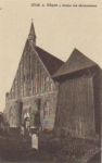 18556 Wiek Rügen Kirche mit Glockenturm *ca. 1920
