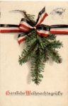 Christmas greetings, Patriotika black-red-white, o 23.12.1915