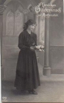 Konfirmation Serienkarte 4599/3 gebr. ca. 1920
