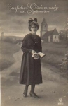 Konfirmation Serienkarte 8757/2 gebr. 4.4.1922