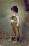 Children's artist card H. Kaulbach * ca. 1920