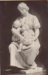 Kuenstlerkarte Charity, Paul Dubois, Mutter mit Kinder, * ca. 1930
