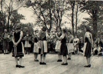 38889 Blankenburg, traditional costume group o June 25, 1950